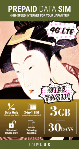 3GB Japan Data Sim Card